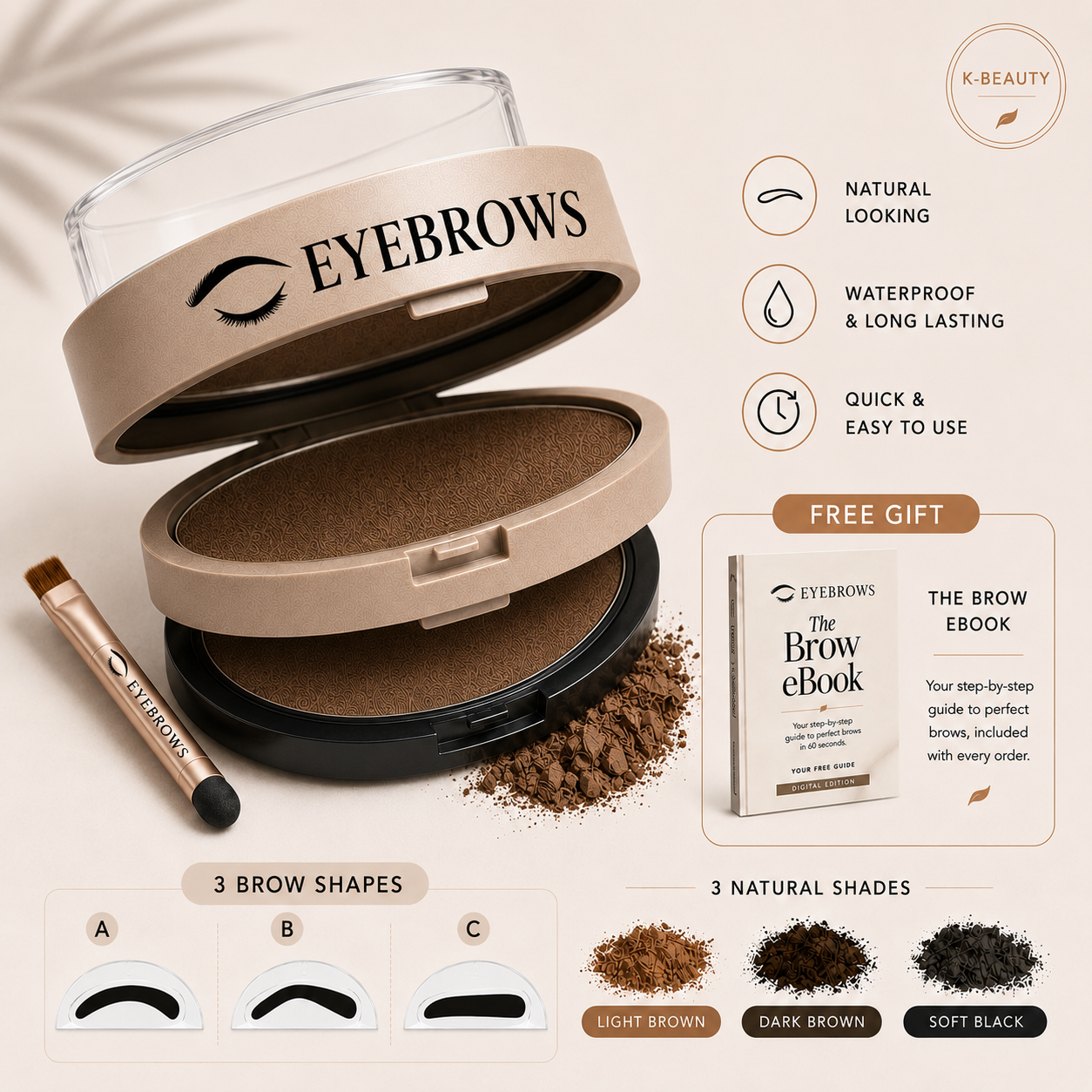 Snappbrow — The brow stamp that gives you symmetrical brows in 5 seconds