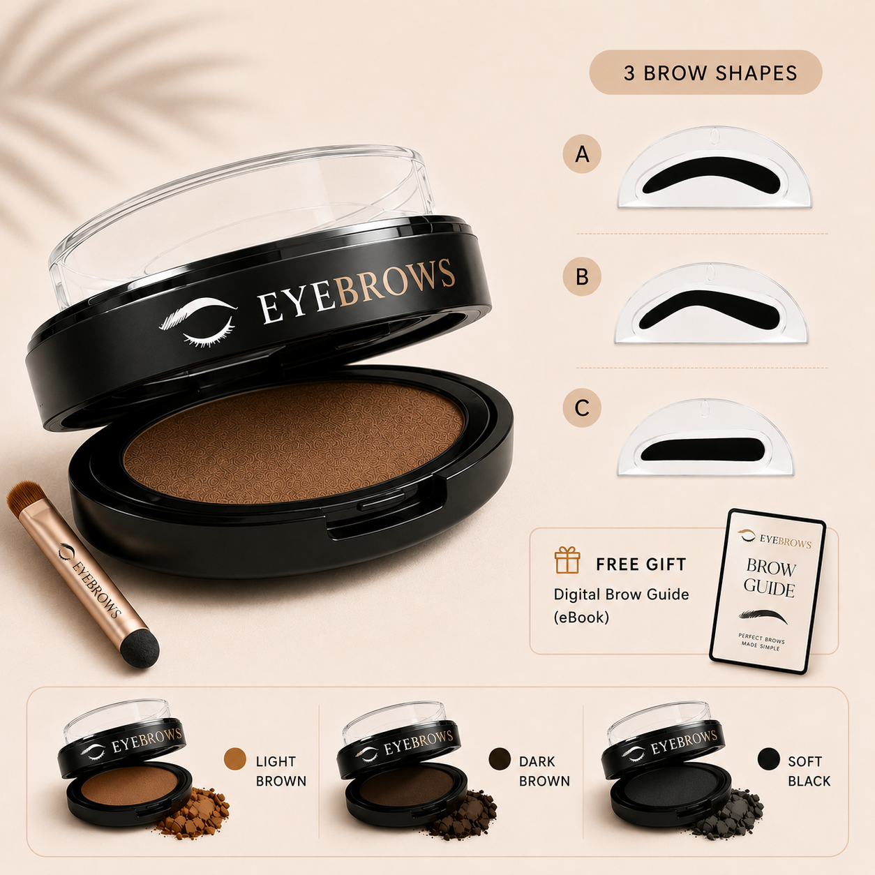 Snappbrow — The brow stamp that gives you symmetrical brows in 5 seconds